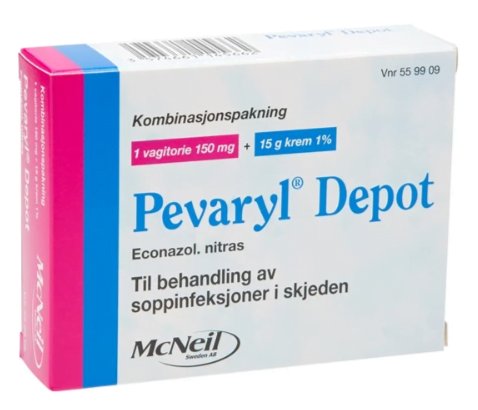 Pevaryl Depot vag 150mg+kr 1% 1+15 KOMBPK