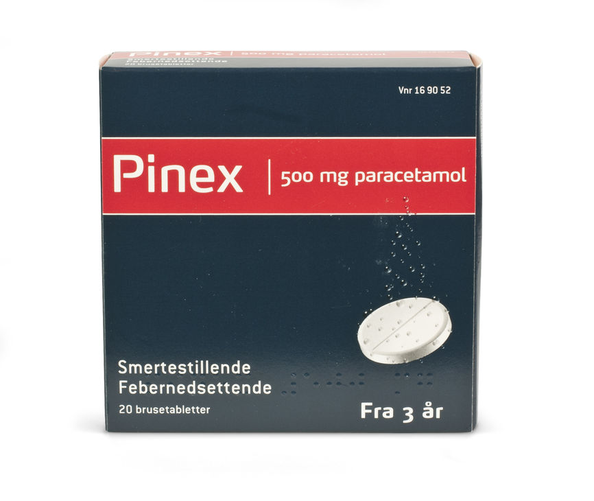 Pinex brusetabletter 500mg 20 STK