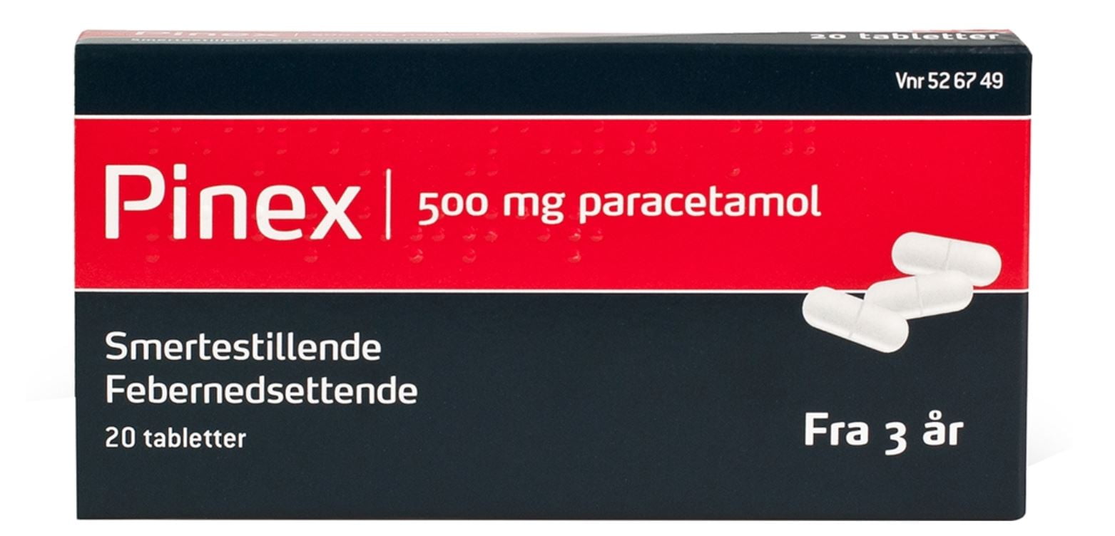 Pinex 500 mg tabletter 20 stk