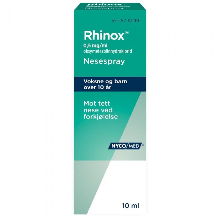 Rhinox 0,5 mg/ml nesespray 10 ml