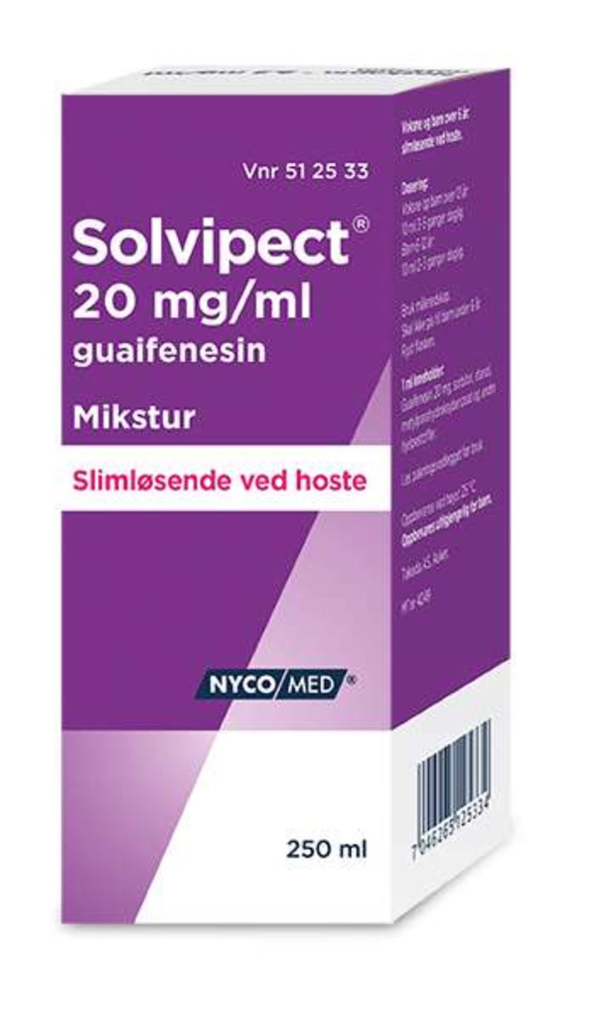 Solvipect 20 mg/ml mikstur 250 ml