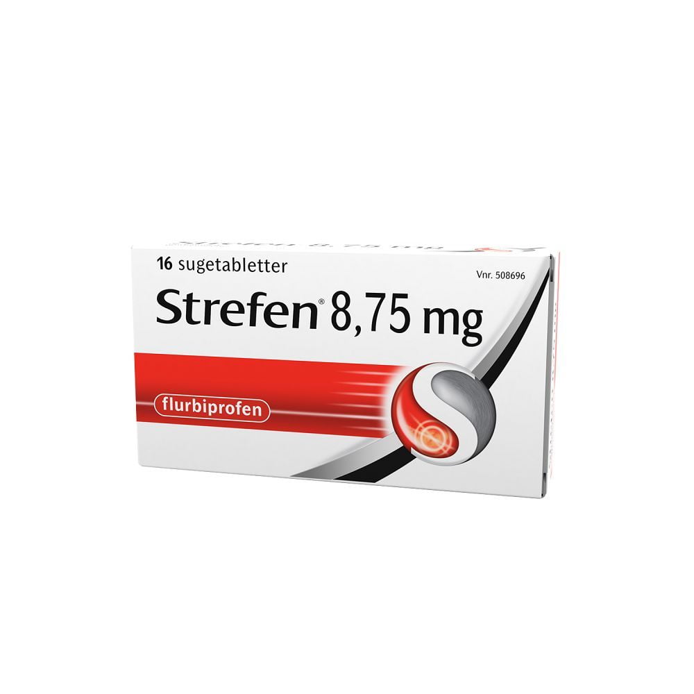 Strefen 8,75 mg sugetabletter honning og sitron 16 stk