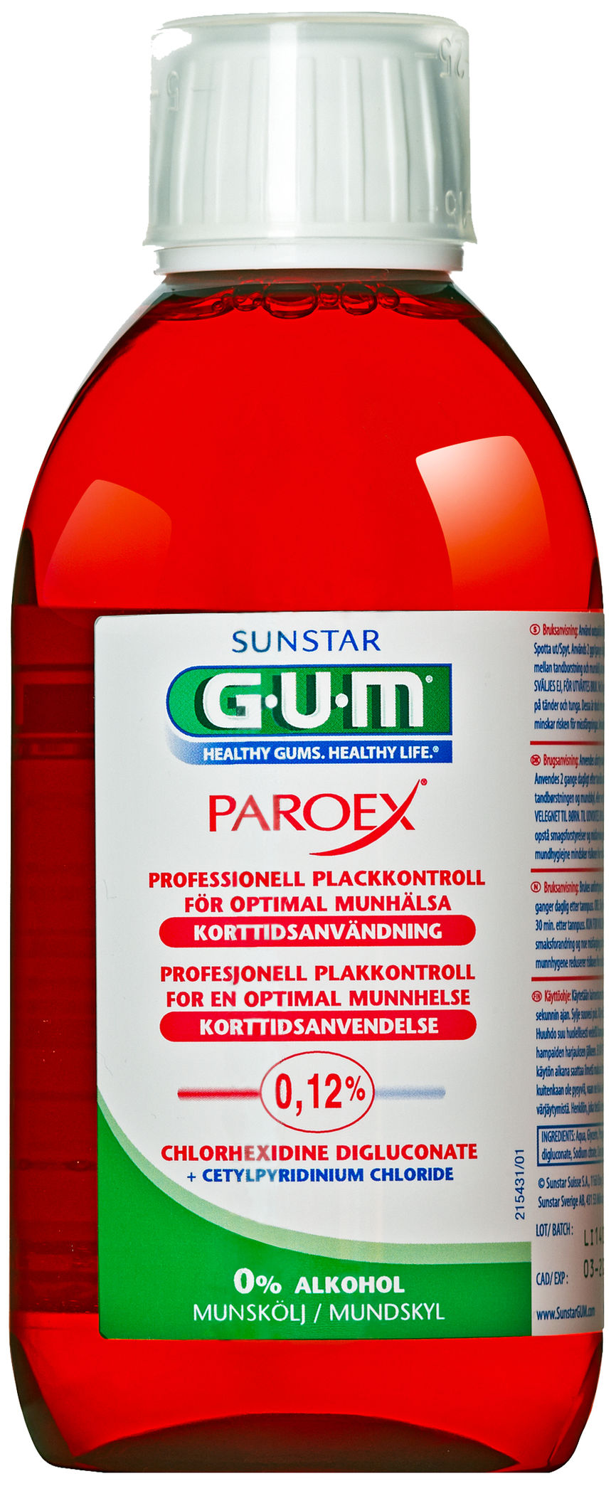 Gum Paroex Munnskyll Klorhexidin 0,12% 300ml