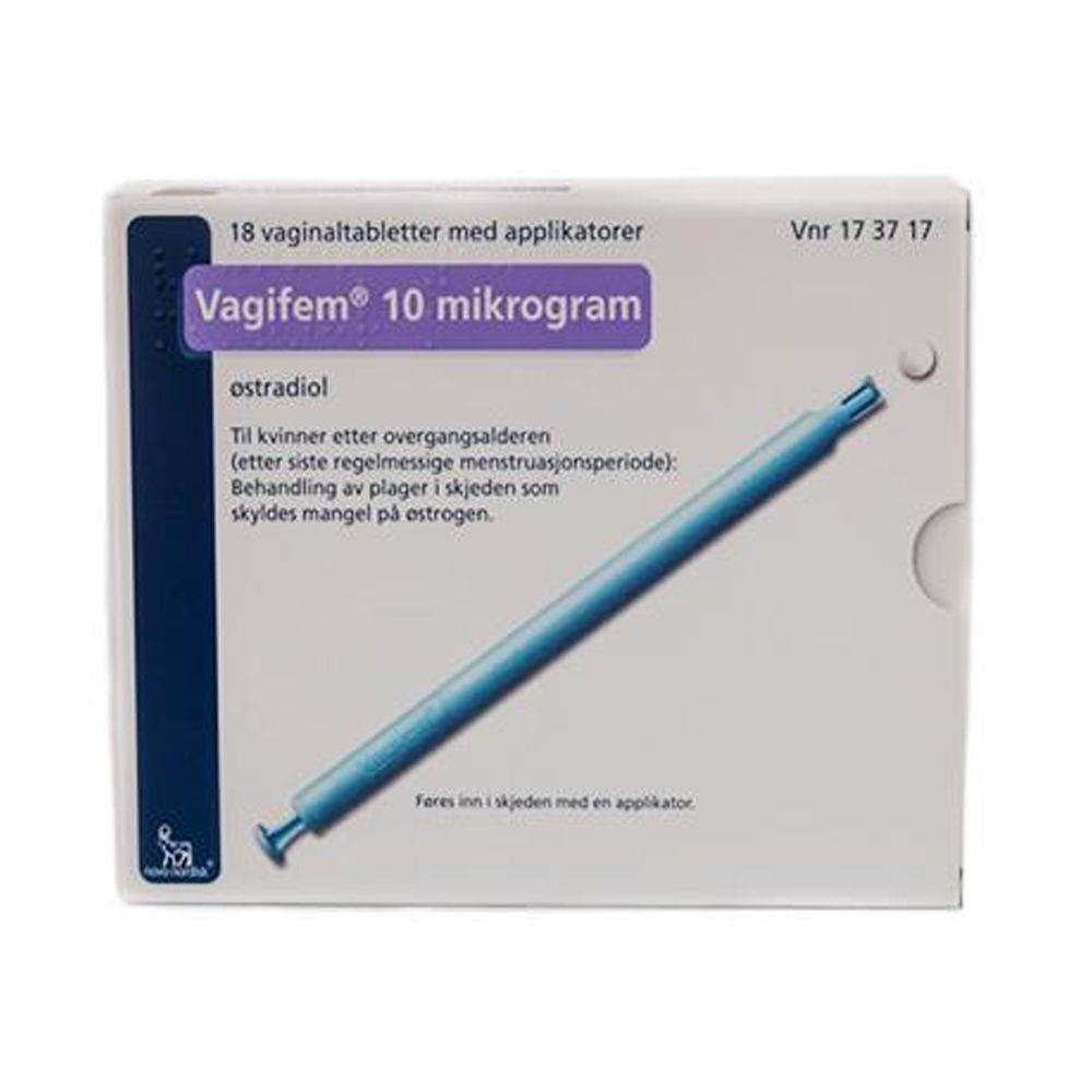 Vagifem vag tab 10mcg m/applikator 18 ENPAC