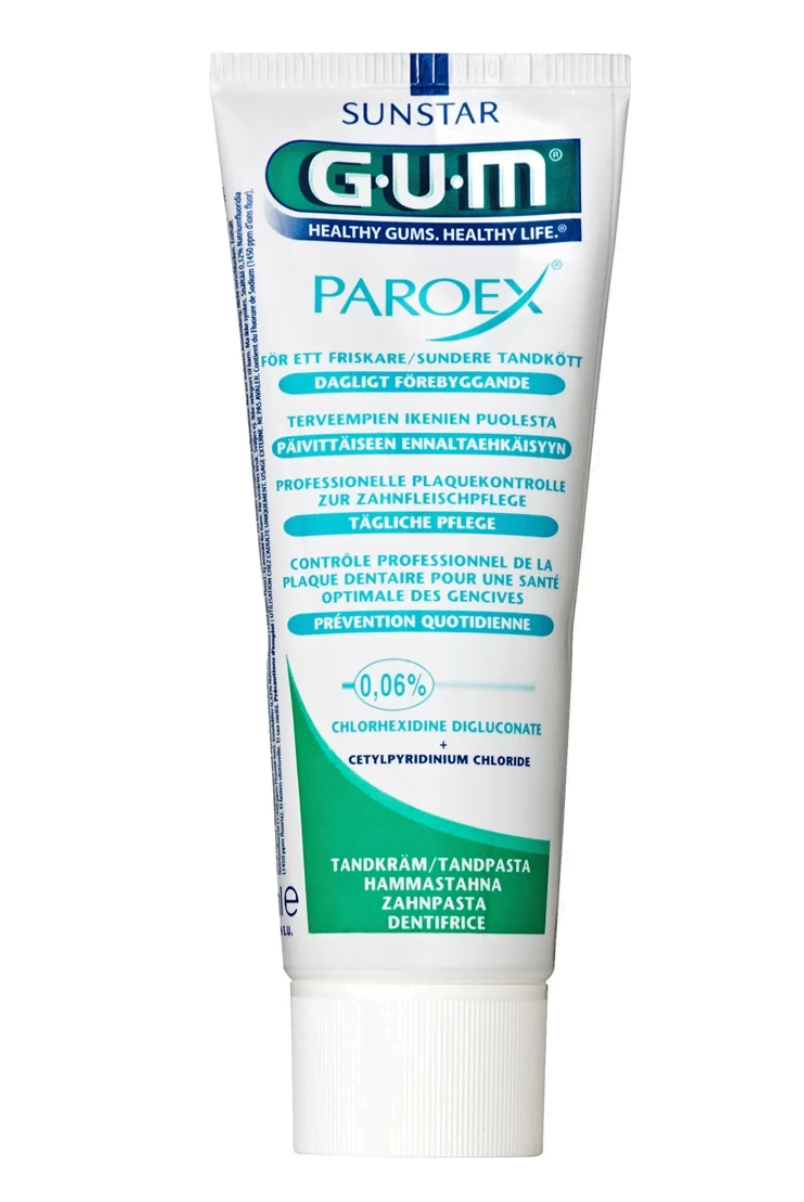 Gum paroex tannkrem 0.06% med klorheksidin 75 ml