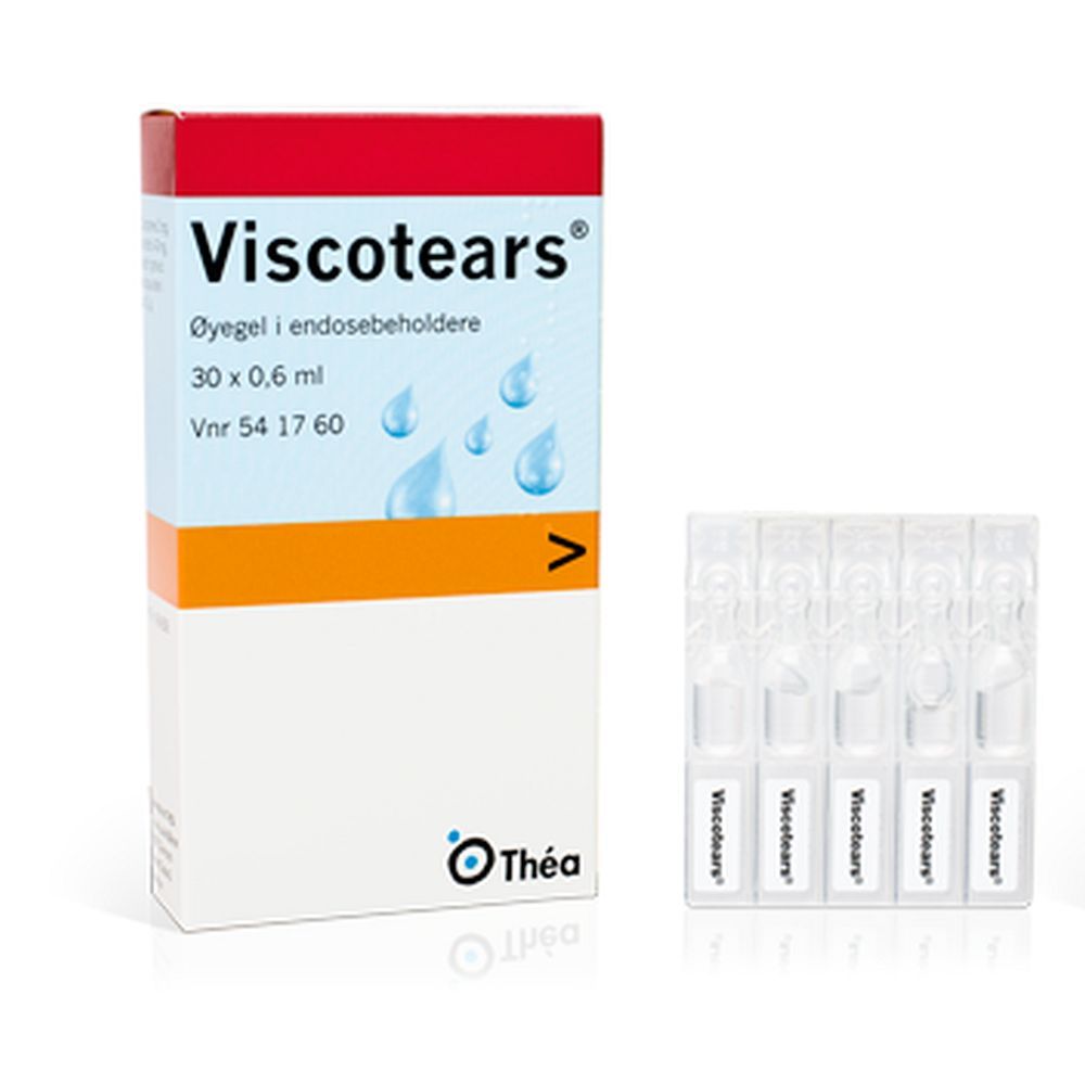 Viscotears øyegel 2mg/g endos 30X0.6 ML