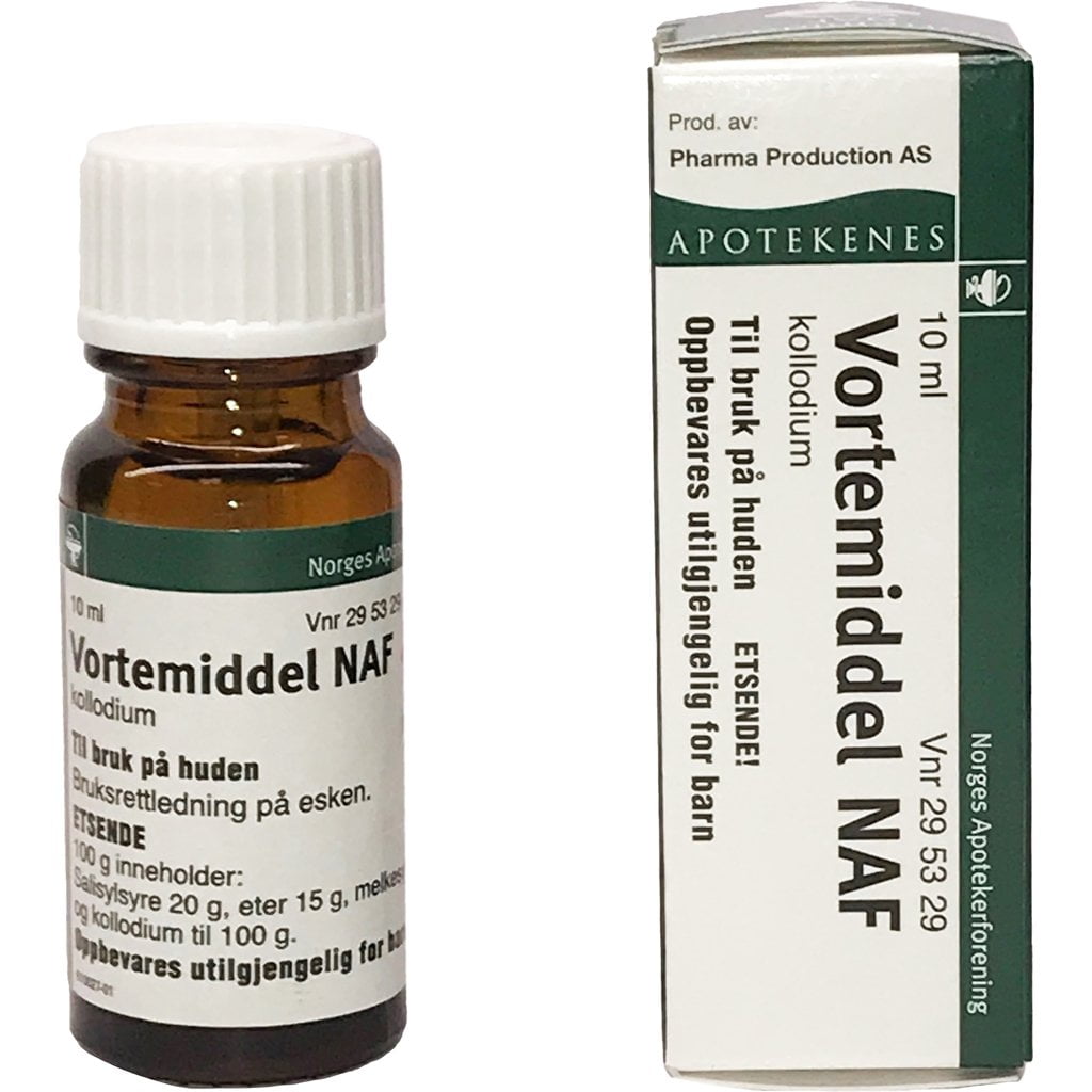 Vortemiddel NAF kollodium 10 ML