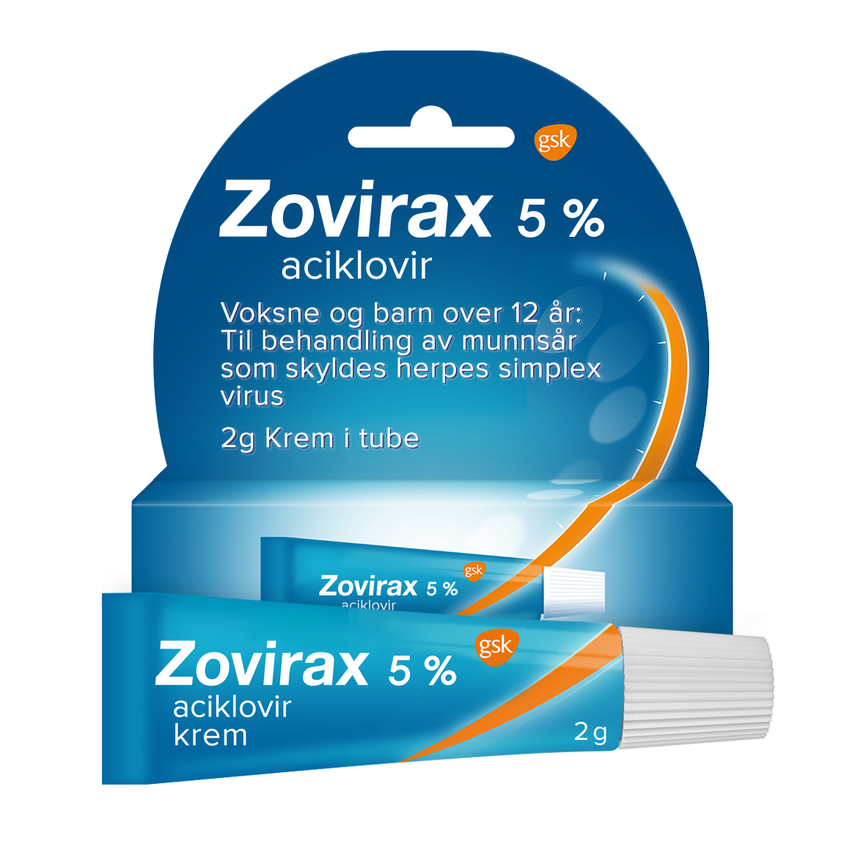 Zovirax krem 5% 2 G