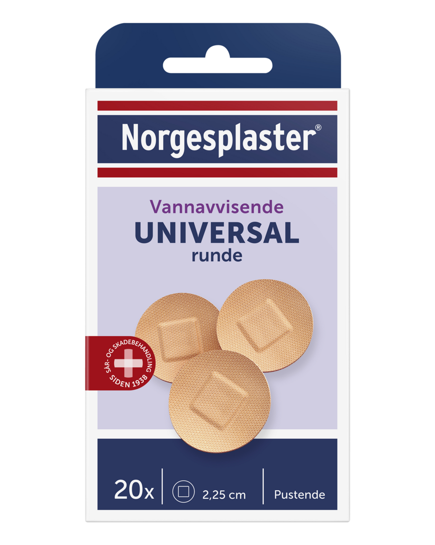 Norgesplaster Universal runde plaster 20 stk