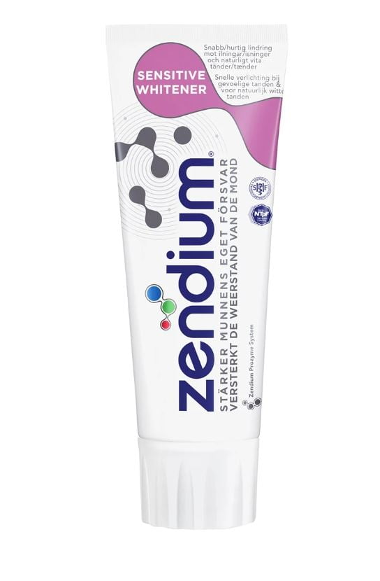 Zendium Sensitive White Tannkrem 75 ml