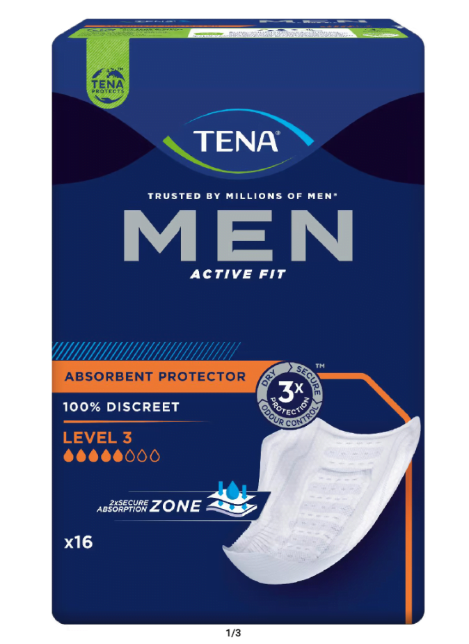 Tena Men Active fit Level 3 16 stk