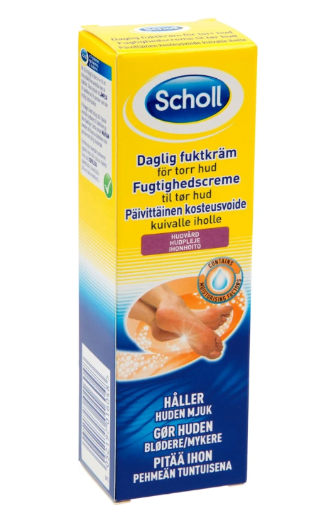 Scholl Fuktighetskrem til tørr hud 75 ml