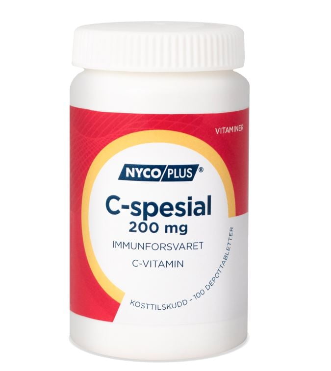 Nycoplus C-spesial 200mg depottabletter 100stk