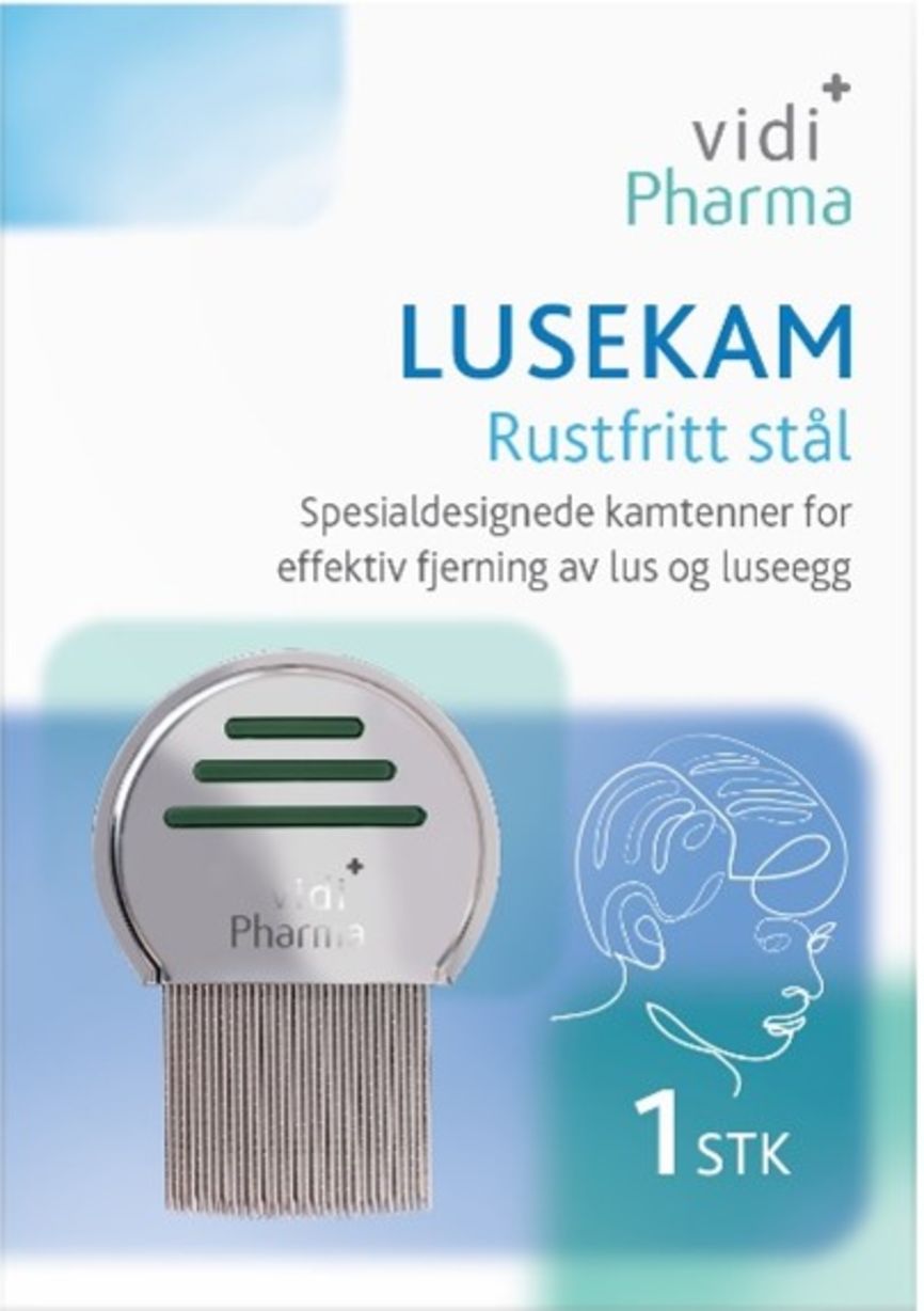 Vidi Pharma Lusekam rustfritt stål 1 stk