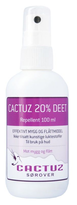 Cactuz 20% Deet mot mygg/flått 100 ml