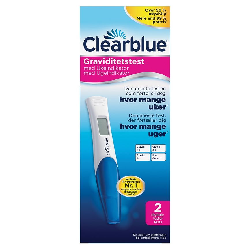 Clearblue Graviditetstest ukeindikator 2stk