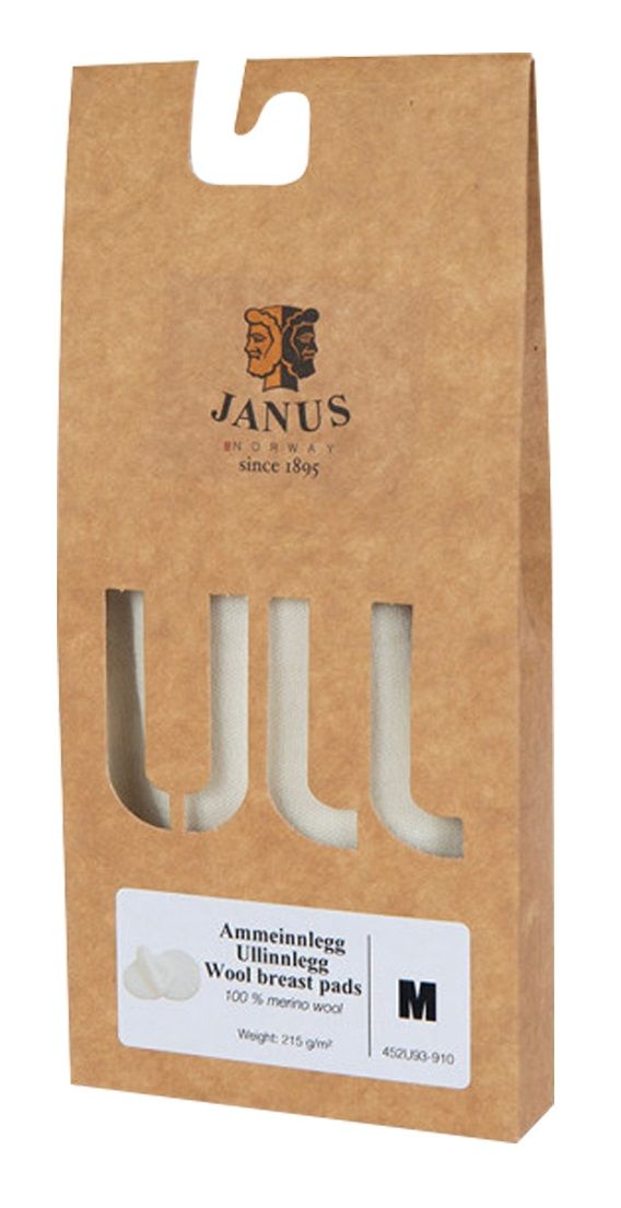 Janus ammeinnlegg merinoull M 2 stk