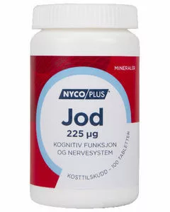 Nycoplus Jod 225mcg tabletter 100stk