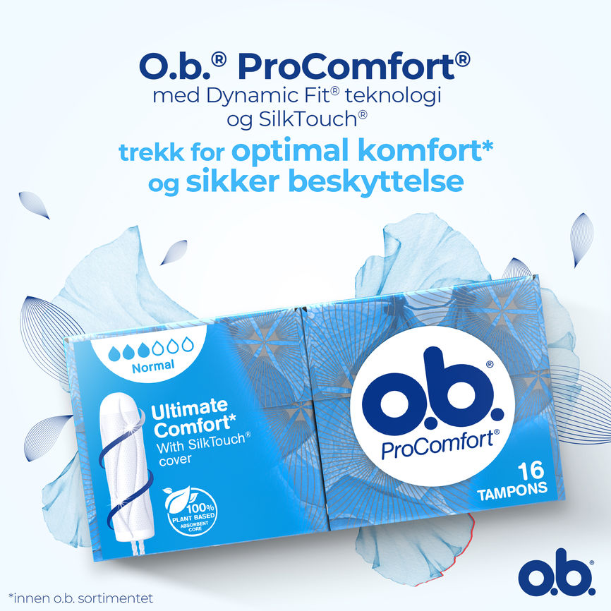 O.B. ProComfort tamponger normal 16 stk