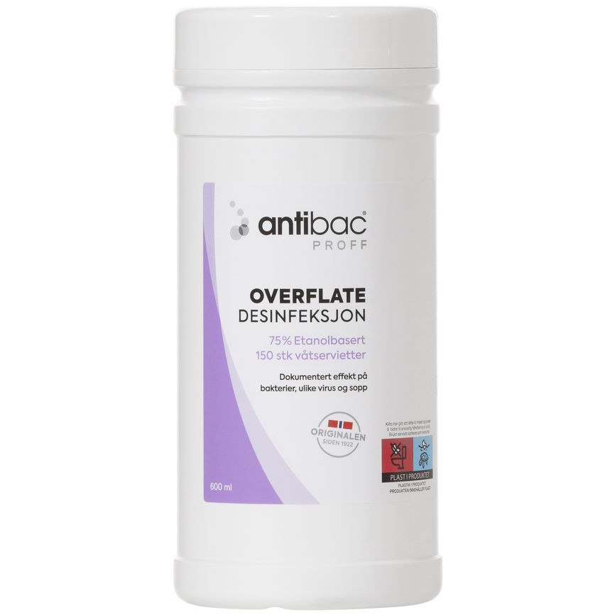 Antibac 75% Våtservietter 150stk