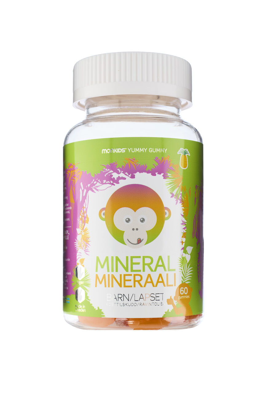 Monkids Mineral Barn Ananas 60 stk. 