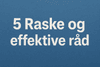 Hva hjelper mot forstoppelse NÅ? 5 Raske og effektive råd