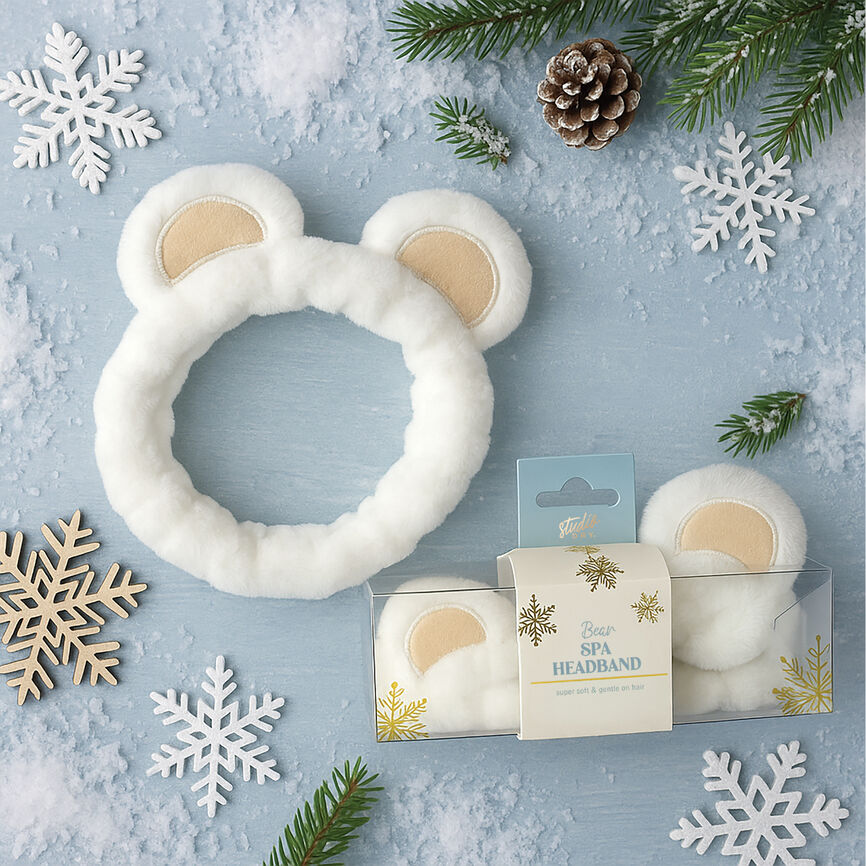 Hårbånd med polarbjørn-ører