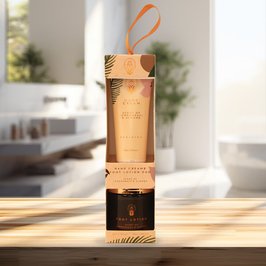Wanderflower Hand Cream & Foot Lotion gavesett