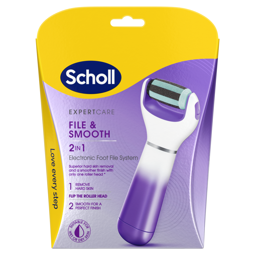 Scholl Velvet Smooth elektronisk fotfil 1 stk