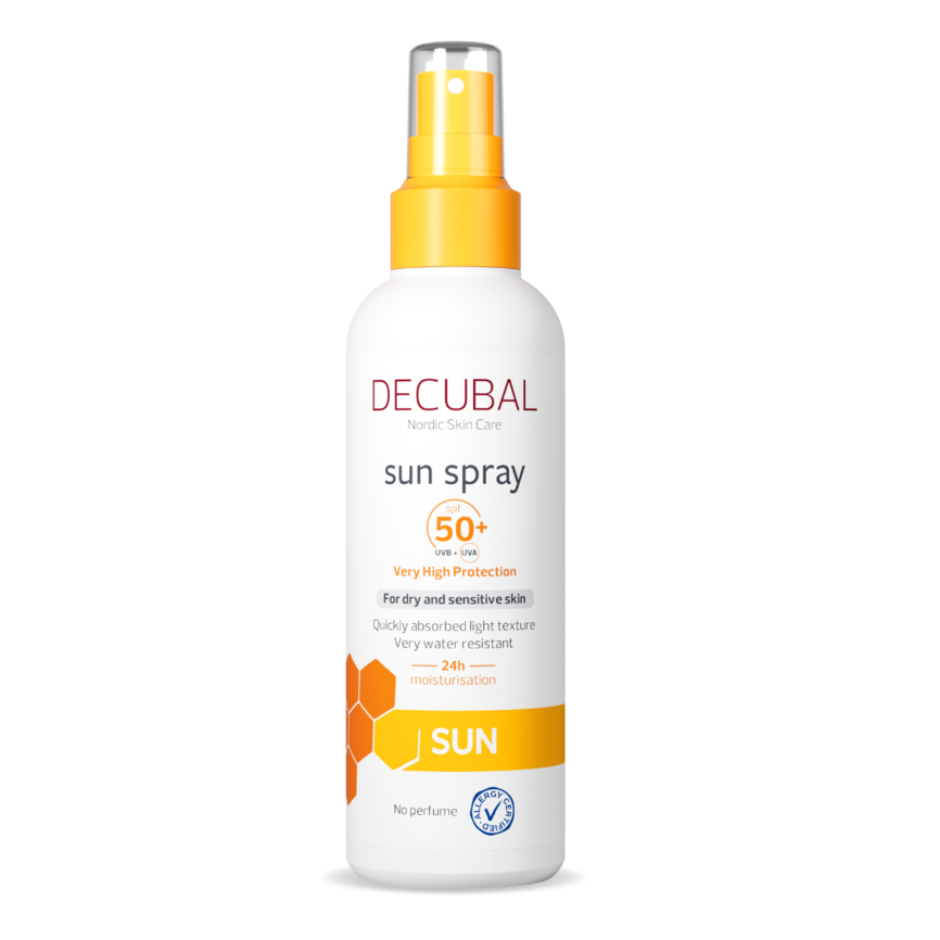Decubal Sun Spray SPF50+ uten parfyme 180 ml