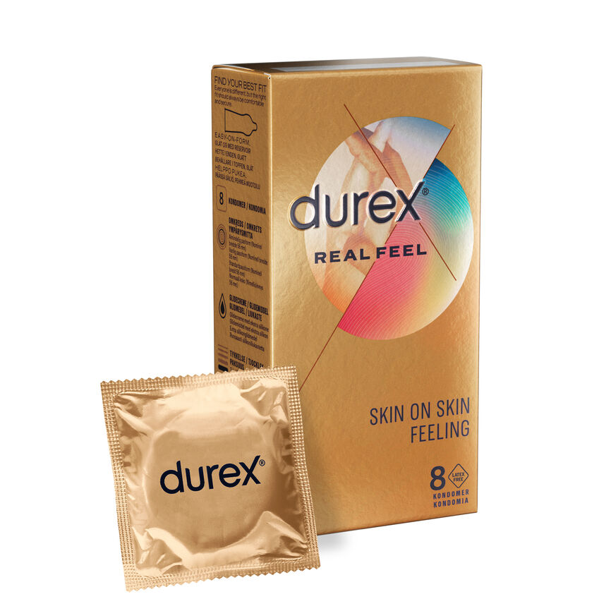 Durex Real feel kondom 8 stk.