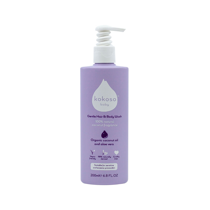 Kokoso Baby naturlig hår- og kroppsvask 200 ml