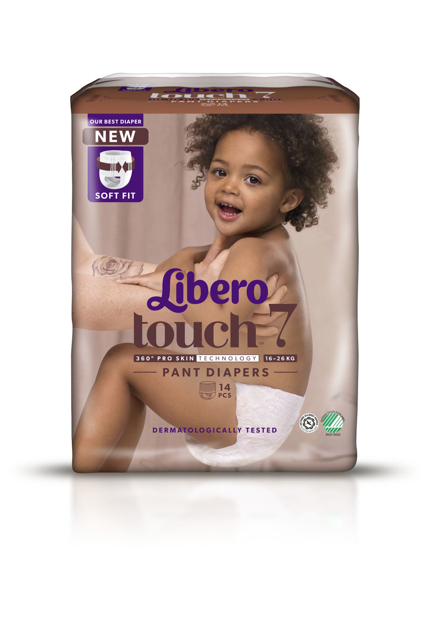 Libero Touch 7 buksebleie 16-26 kg 14 stk