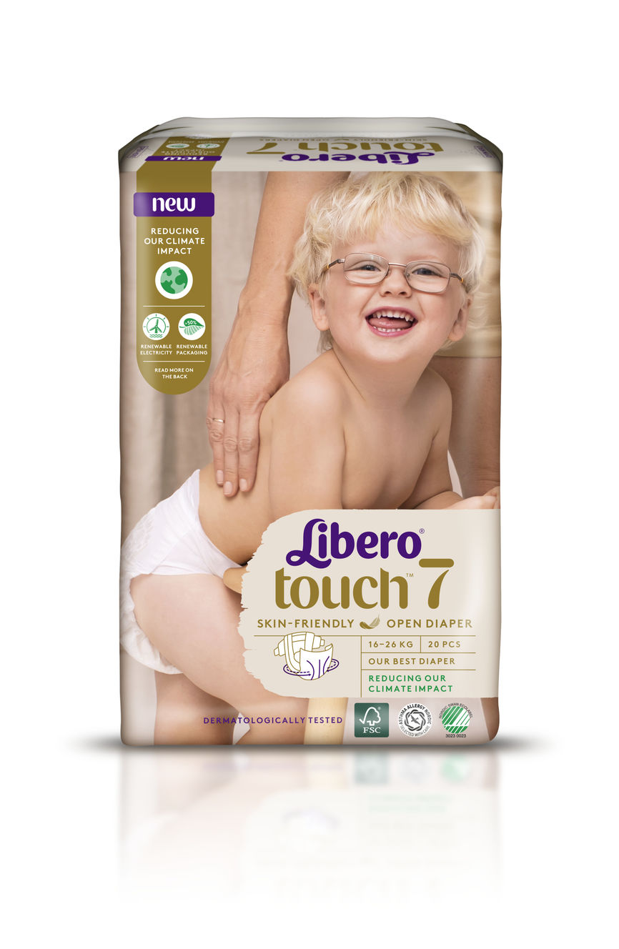 Libero Touch 7 åpen bleie 16-26 kg 20 stk
