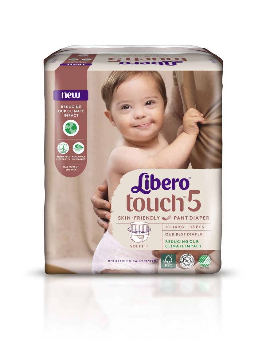 Libero Touch 5 buksebleie 10-14 kg 18 stk