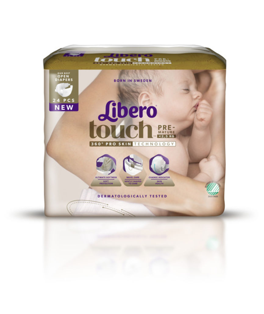 Libero Touch Premature barnebleie 24 stk