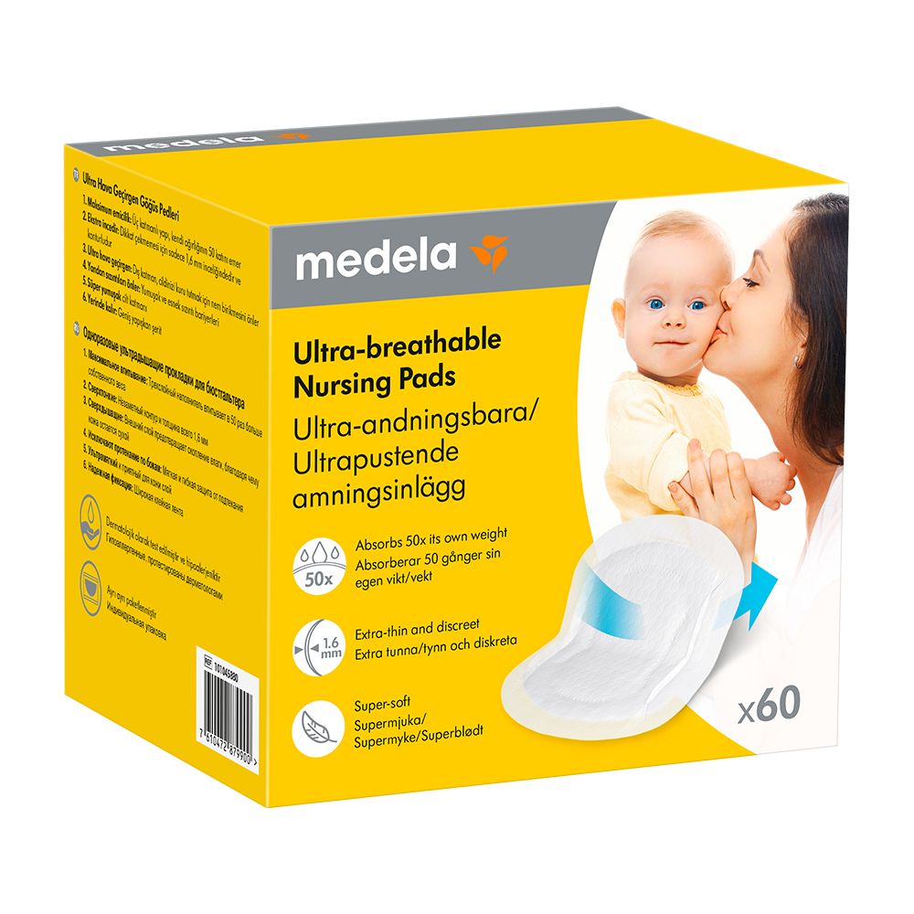 Medela Ultrapustende ammeinnlegg 60 stk