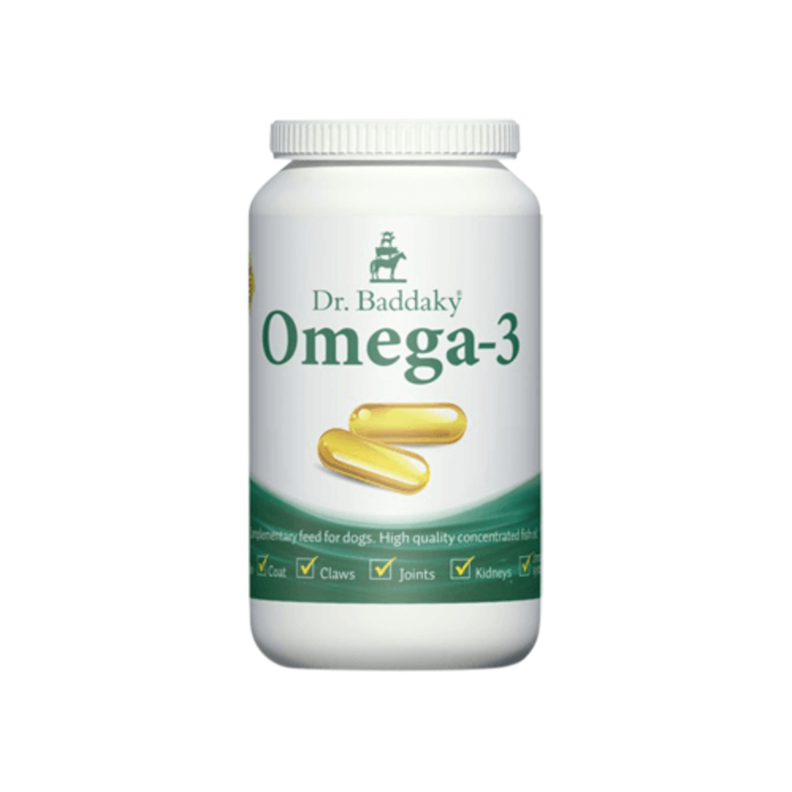 Dr. Baddaky Omega-3 kapsler til dyr 100 stk