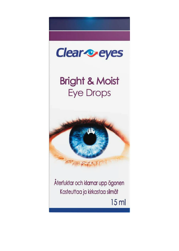 Cleareyes Bright and Moist Øyedråper 15ml