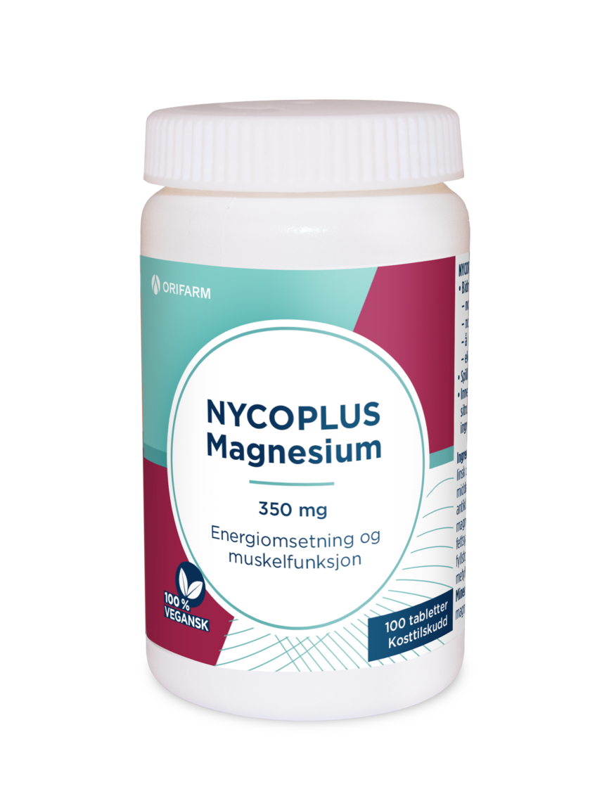 Nycoplus Magnesium 350mg tabletter 100stk