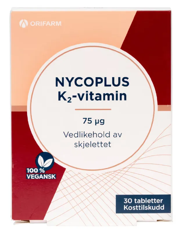 Nycoplus K2-vitamin tabletter 30stk