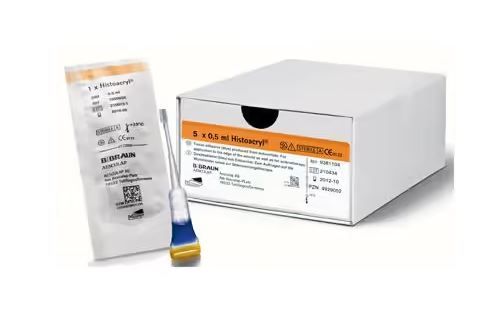 Histoacryl vevslim ampulle 5x0.5 ml