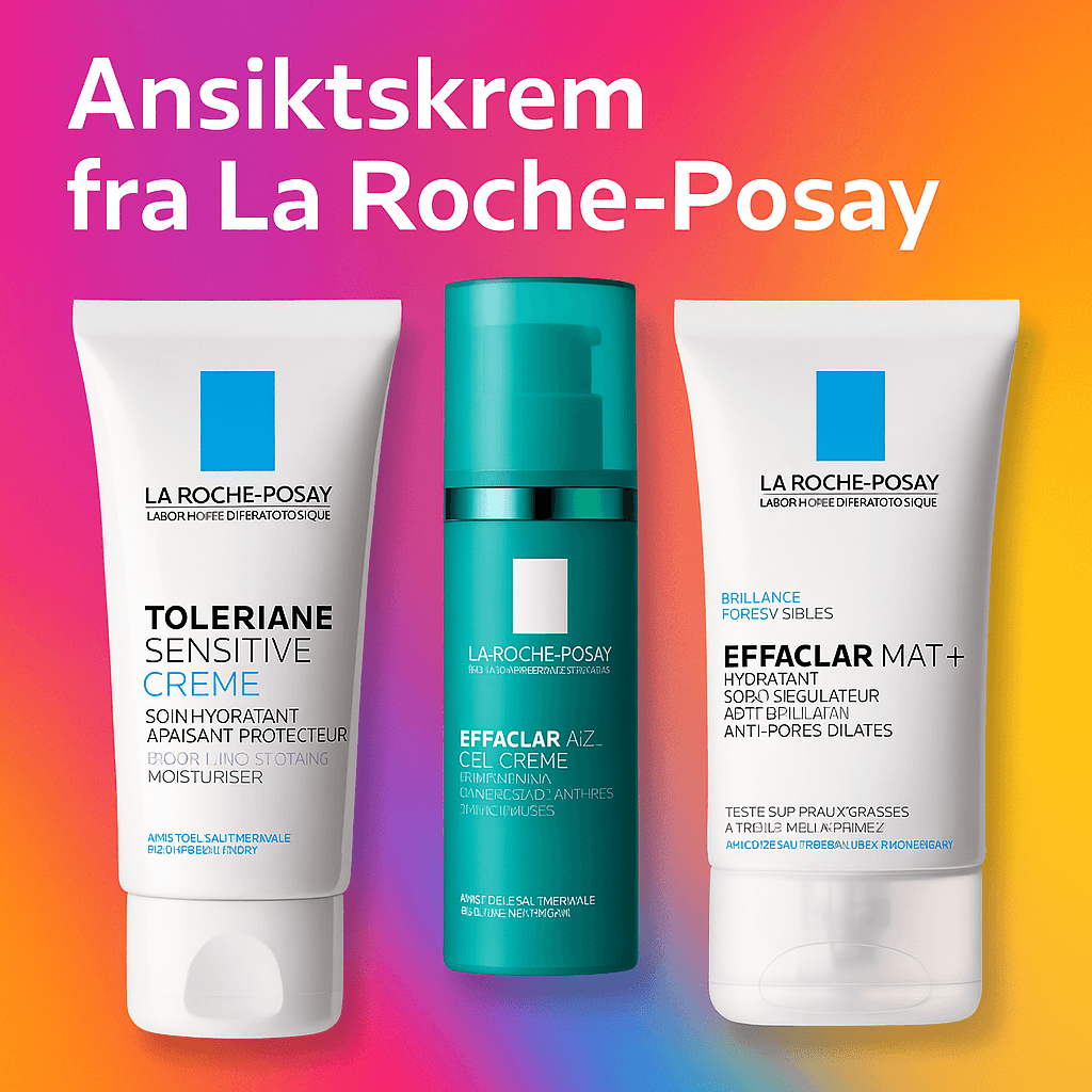 Se alle våre ansiktskremer fra La Roche-Posay, merket utviklet for sensitiv hud. 