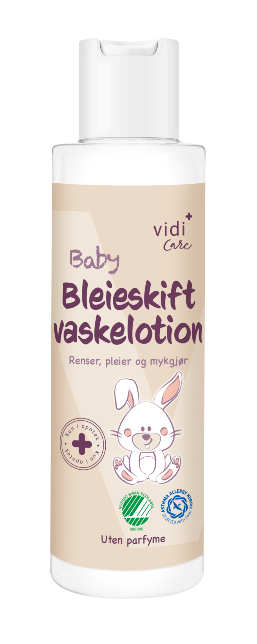 Vidi Care baby bleieskift vaskelotion 200 ml