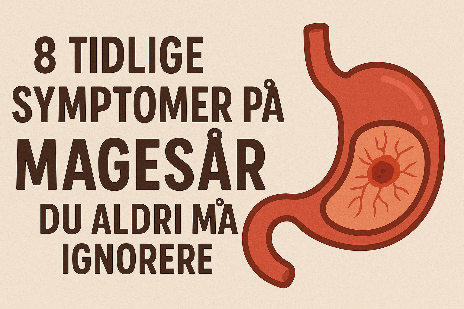 8 Tidlige Symptomer på Magesår du Aldri Må Ignorere