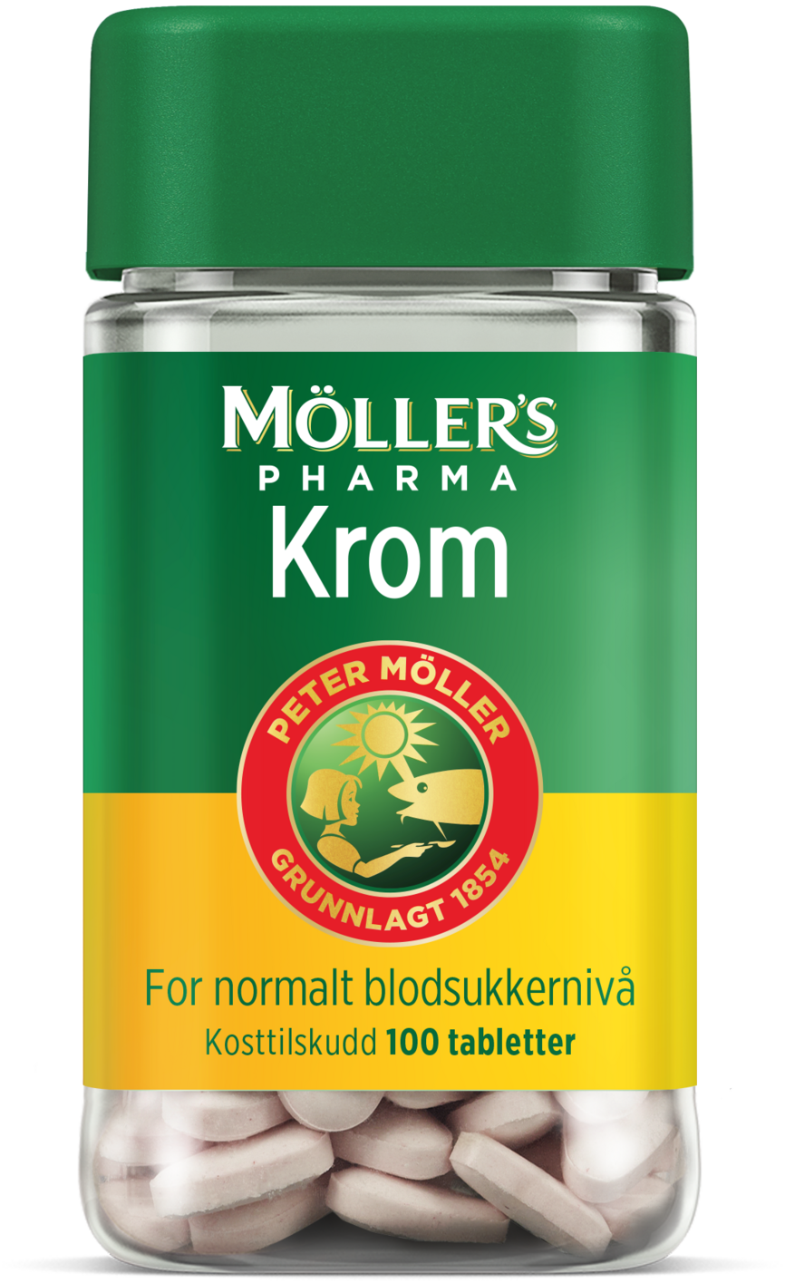 Möller’s Pharma Krom 100stk