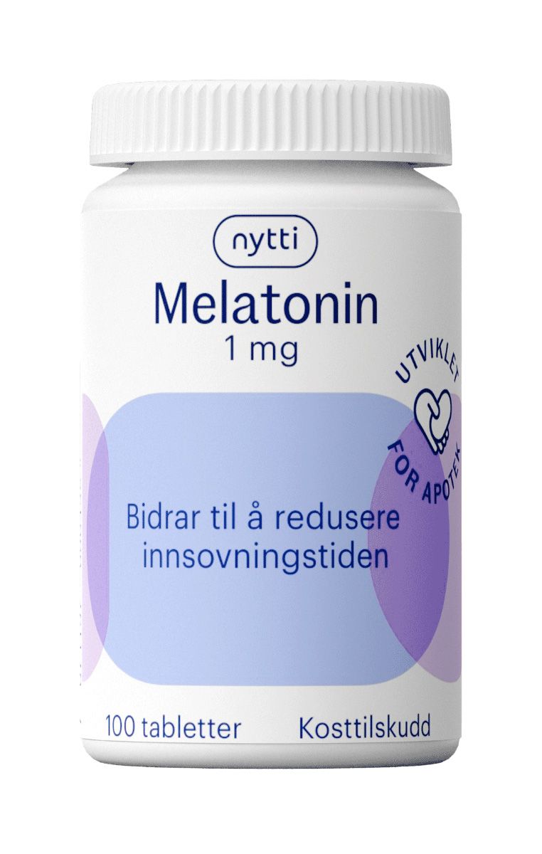 Nytti Melatonin 1 mg, 100 stk