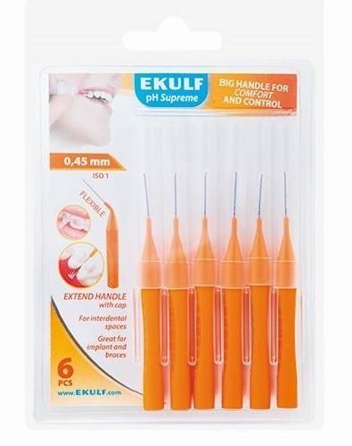 Ekulf Ph Supreme mellomromsbørste 0,45 mm 6 stk