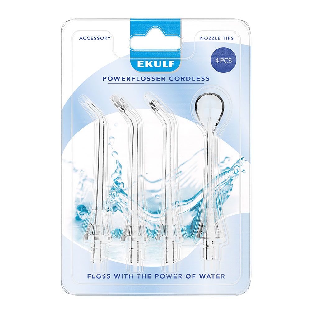 Ekulf PowerFlosser Premium Refill 4 stk