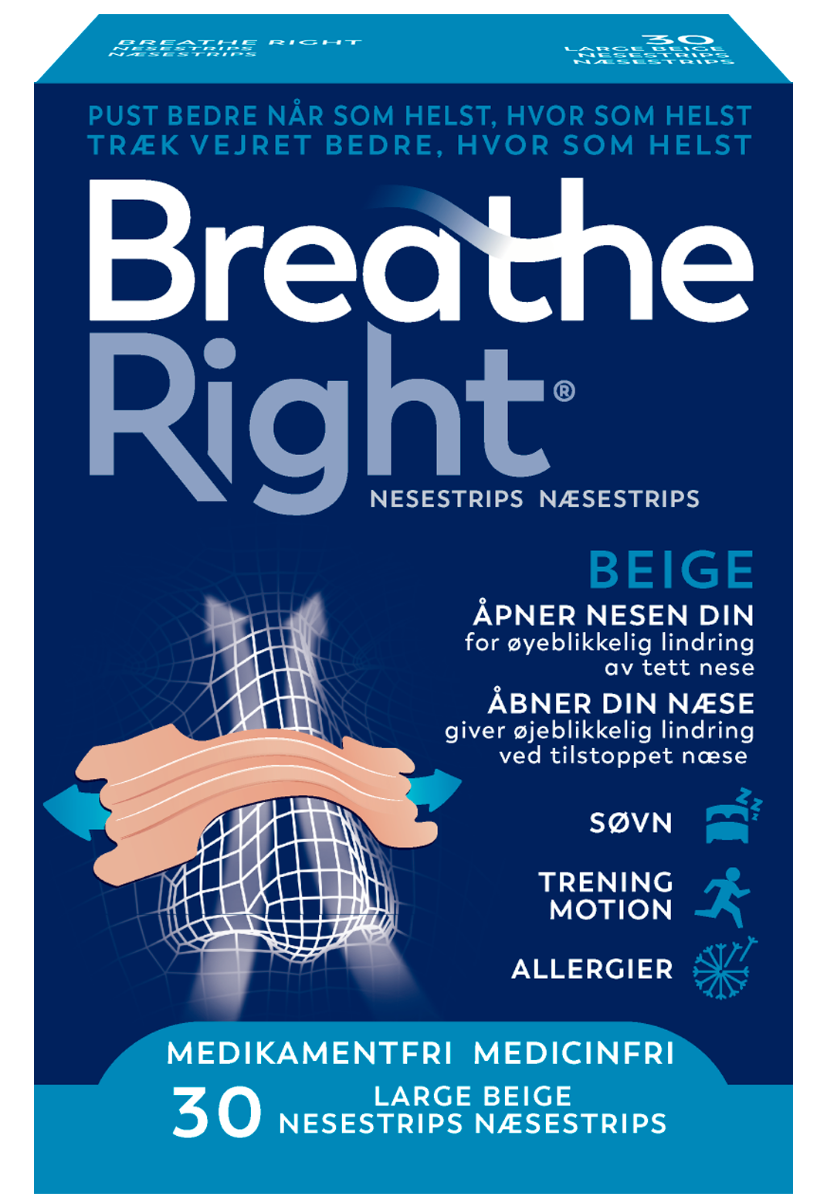 Breathe Right Nesestrips 30stk